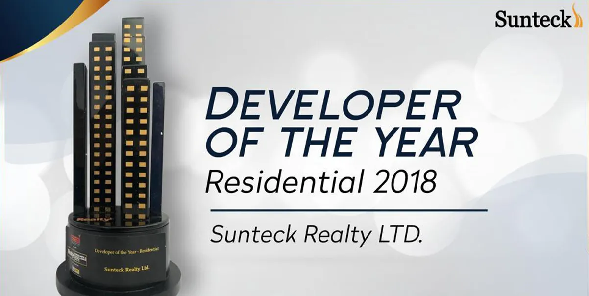 Sunteck Realty hits the bull’s eye by achieving the Developer of the Year Award