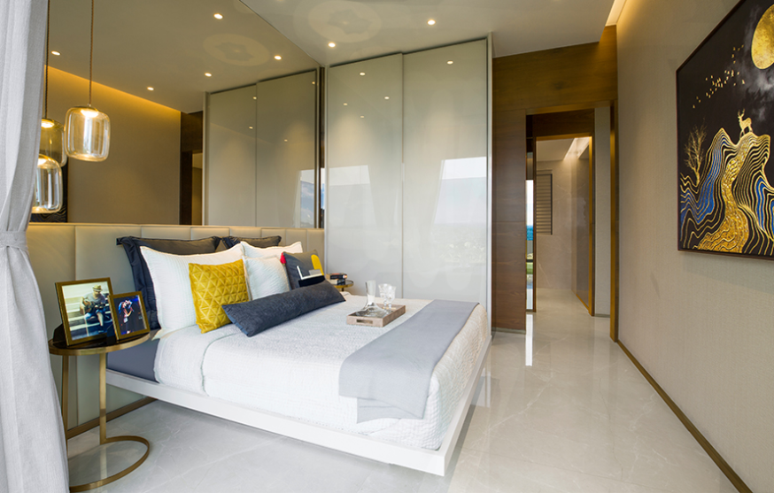 SunteckCity 4th Avenue Expansive Bedroom - Spacious Bedrooms in 2 BHK and 3 BHK Flats in Goregaon West
