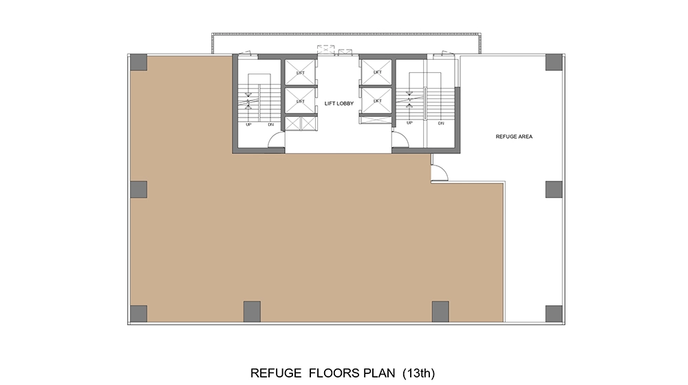 Sunteck Pinnacle Refuge Floor Plan (13th)